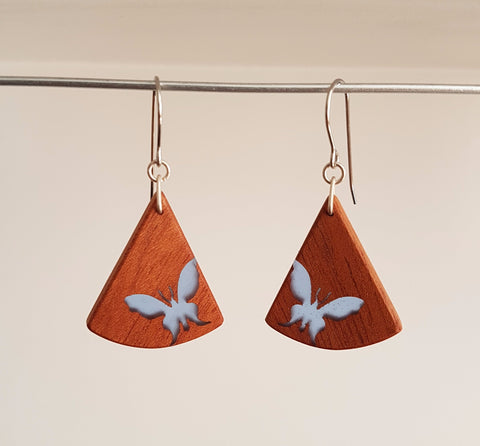 Butterfly Earrings - Resin (cone)