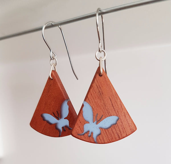 Butterfly Earrings - Resin (cone)