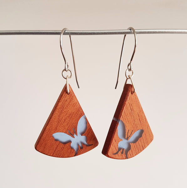 Butterfly Earrings - Resin (cone)
