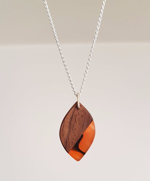 Leaf Pendant - Acrylic (small)