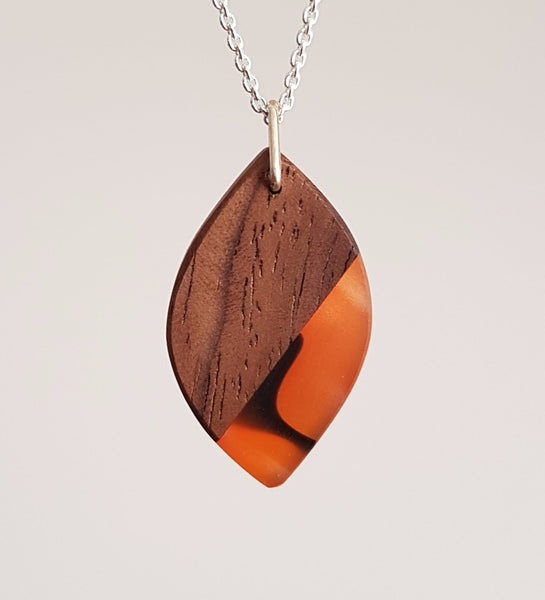 Leaf Pendant - Acrylic (small)