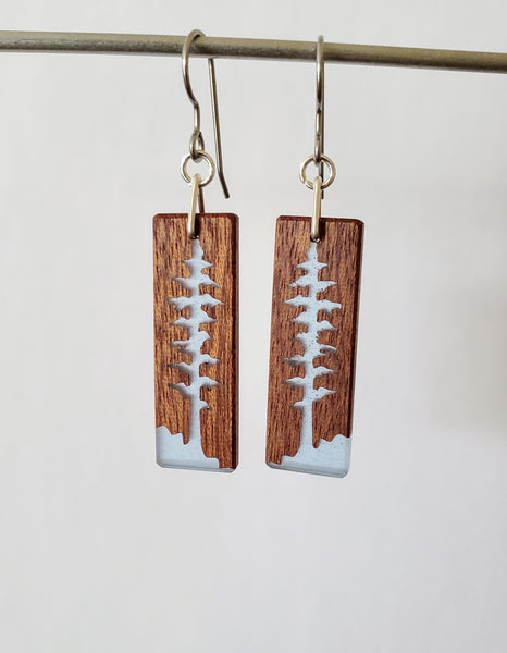 Spruce Tree Earrings - Resin