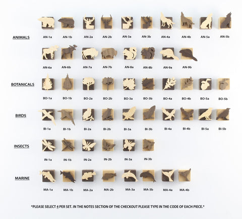 Mokajade Fridge Magnets - Pick your own 4-Pack