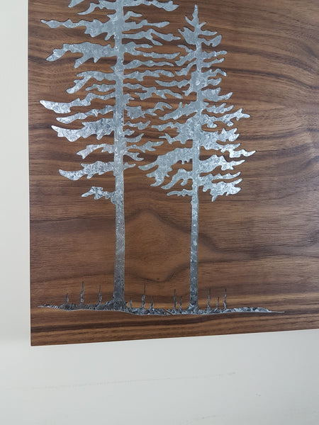 Spruce Trees Magnet Board (large)