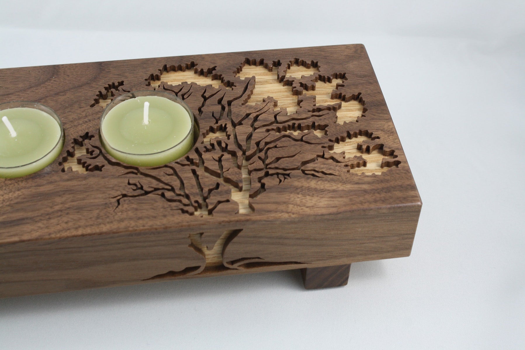 Arbutus candle holder by Mokajade Designs
